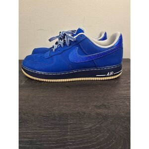 Nike Air Force 1  Game Royal White Men's Size 13 488298-422 2013 Rare